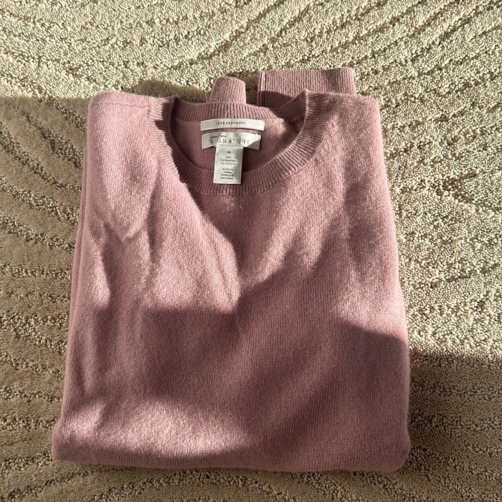 Nordstrom cashmere crew neck sweater